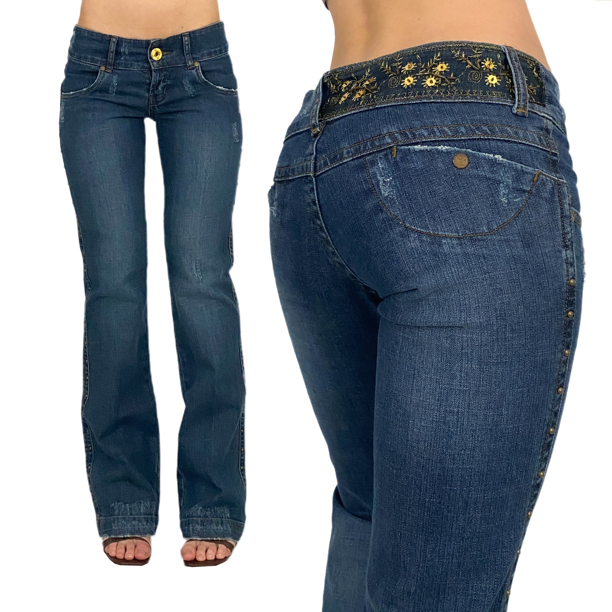 2000s Low Rise Jeans (S)