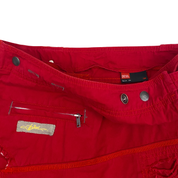 Diesel 2000s Red Utility Wrap Mini Skirt (XS)
