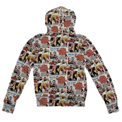 Hysteric Glamour Comic Strip Zip-Up Hoodie (S/M)