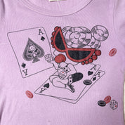 Hysteric Glamour Cards Graphic Baby Tee (XXS-XS)
