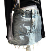 Vintage Cut Off Gap Mini Skirt (XS/S)