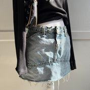 Vintage Cut Off Gap Mini Skirt (XS/S)