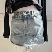 Vintage Cut Off Gap Mini Skirt (XS/S)