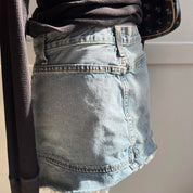 Vintage Cut Off Gap Mini Skirt (XS/S)