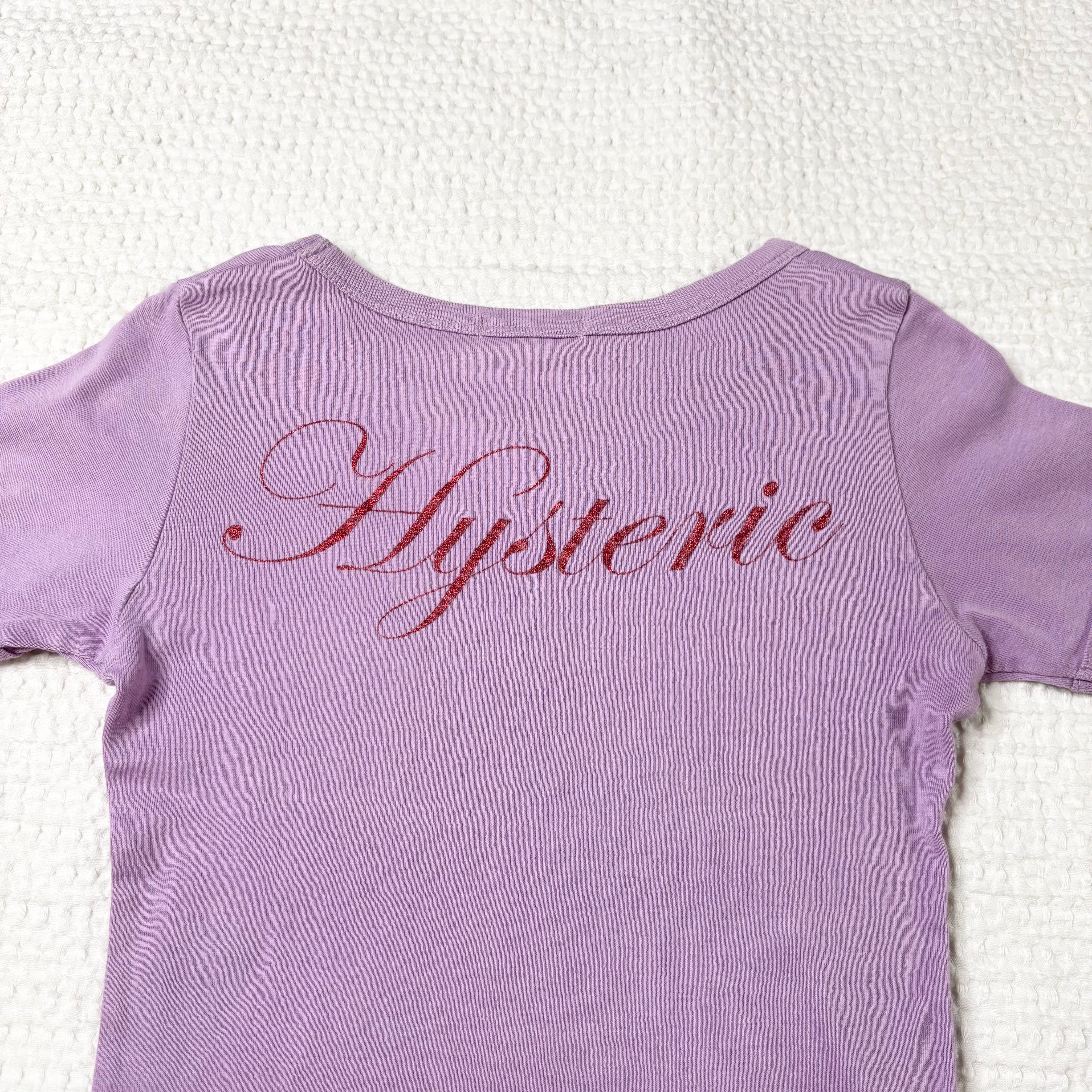 Hysteric Glamour Cards Graphic Baby Tee (XXS-XS)