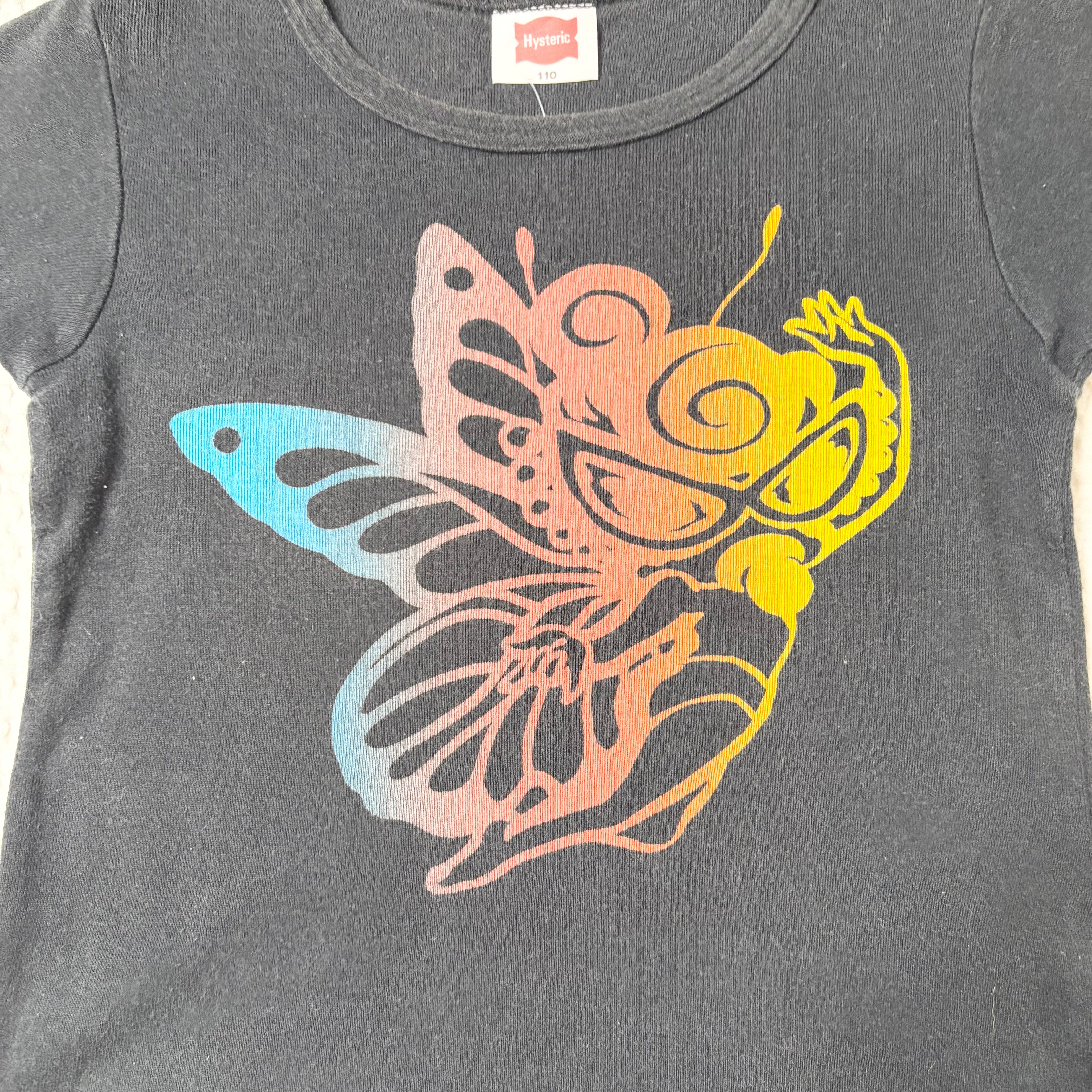 Hysteric Glamour Butterfly Graphic Baby Tee (XXS)