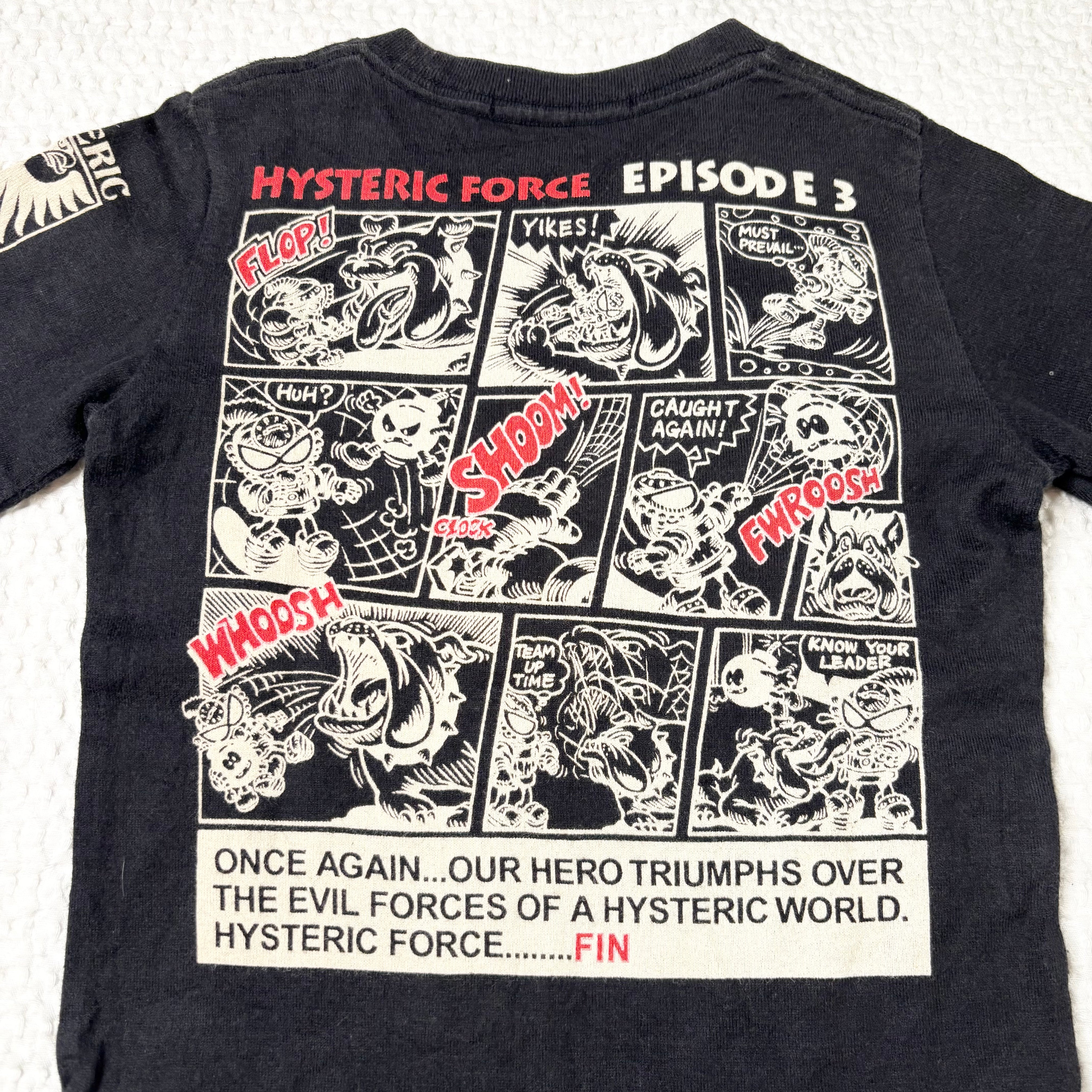 Hysteric Glamour Comic Graphic Baby Tee (XXS)