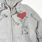 Juicy Couture Bedazzled Zip Up (L)