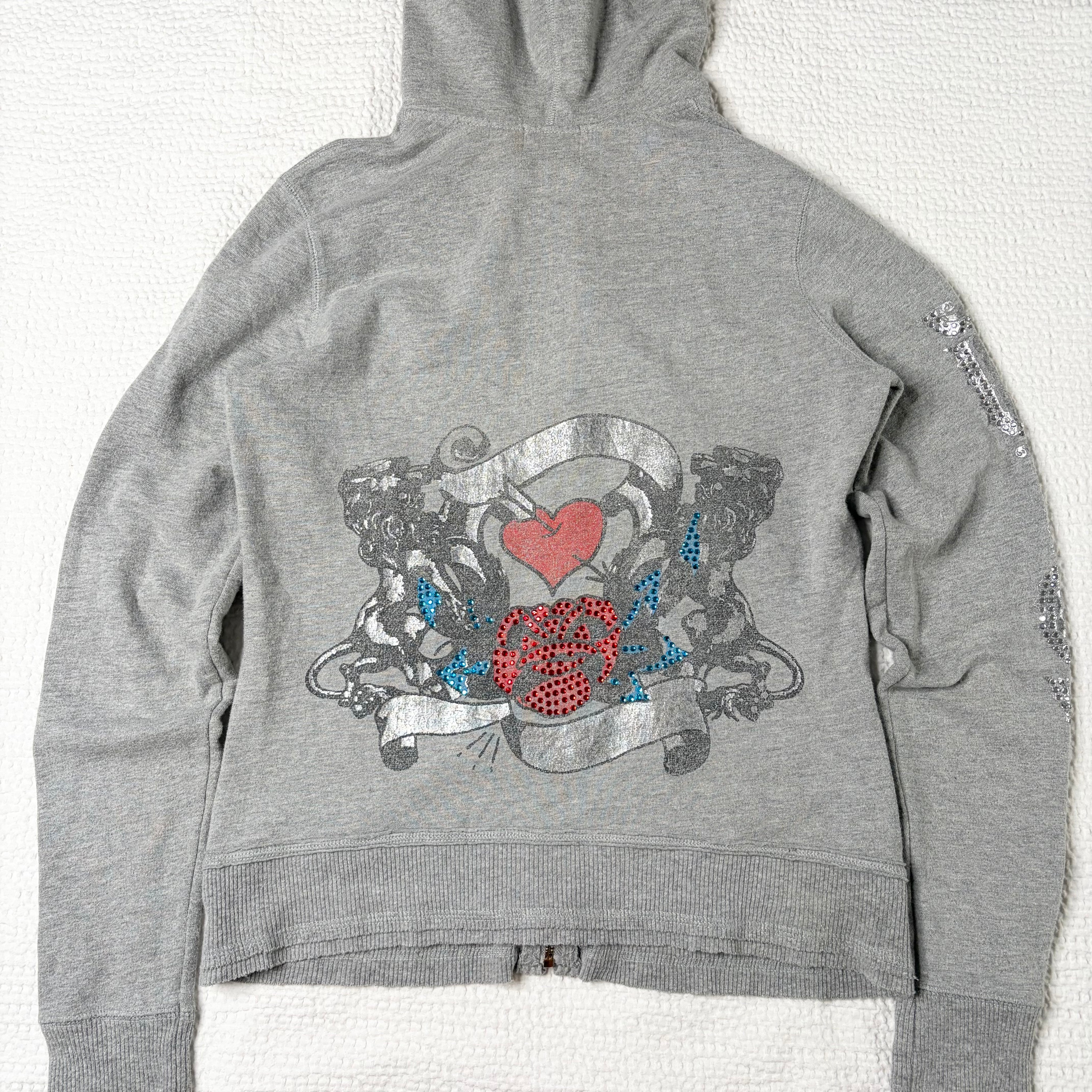 Juicy Couture Bedazzled Zip Up (L)