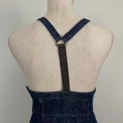 Miss Sixty Denim Pleated Pinafore Skirt (S)