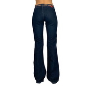 Miss Sixty 2000s Cut Out Waist Flare Jeans (XS/S)