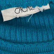 Y2K Ribbed Top with Studded Stripes (S)