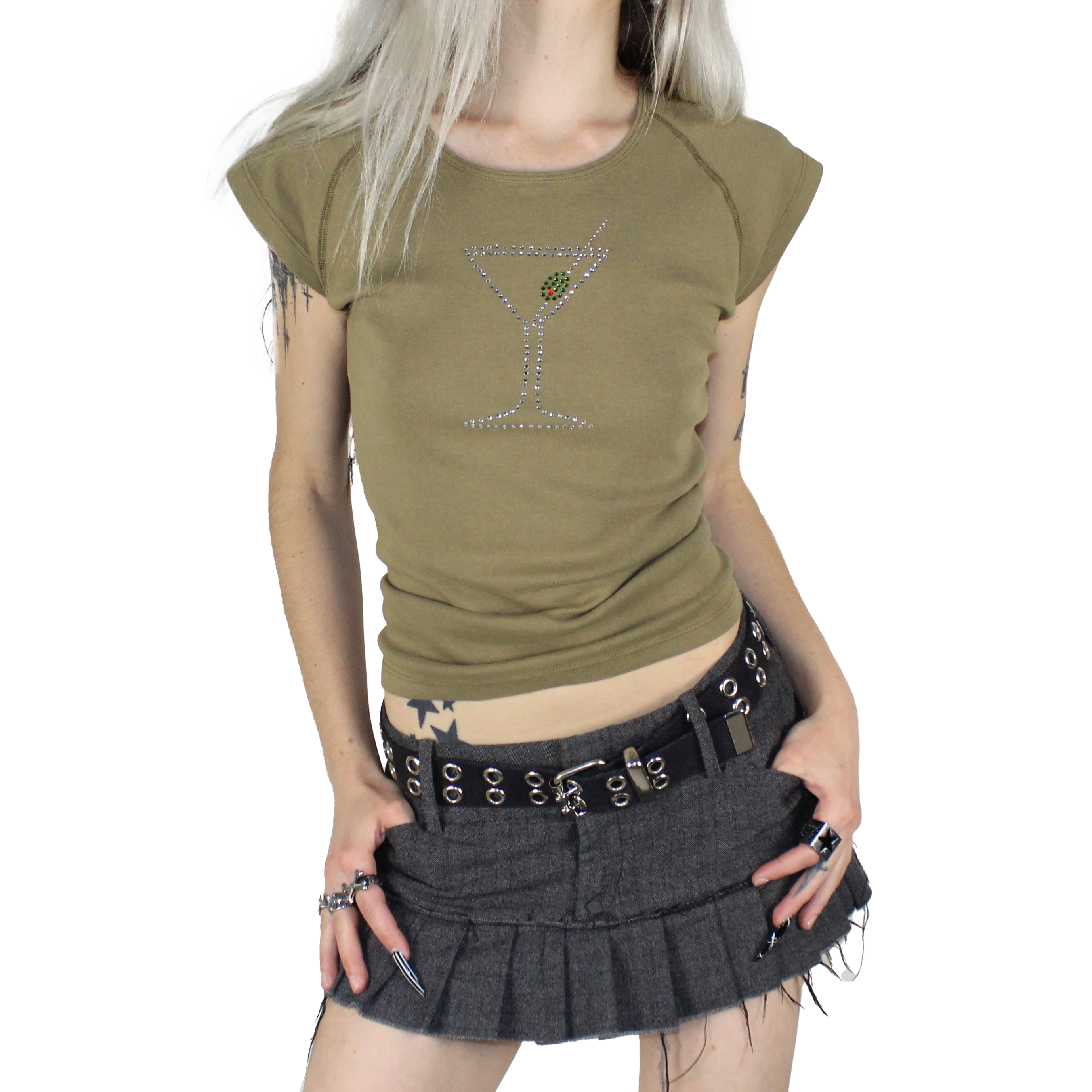 Y2K Martini Tee (S/M)