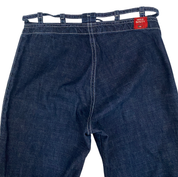 Miss Sixty 2000s Cut Out Waist Flare Jeans (XS/S)