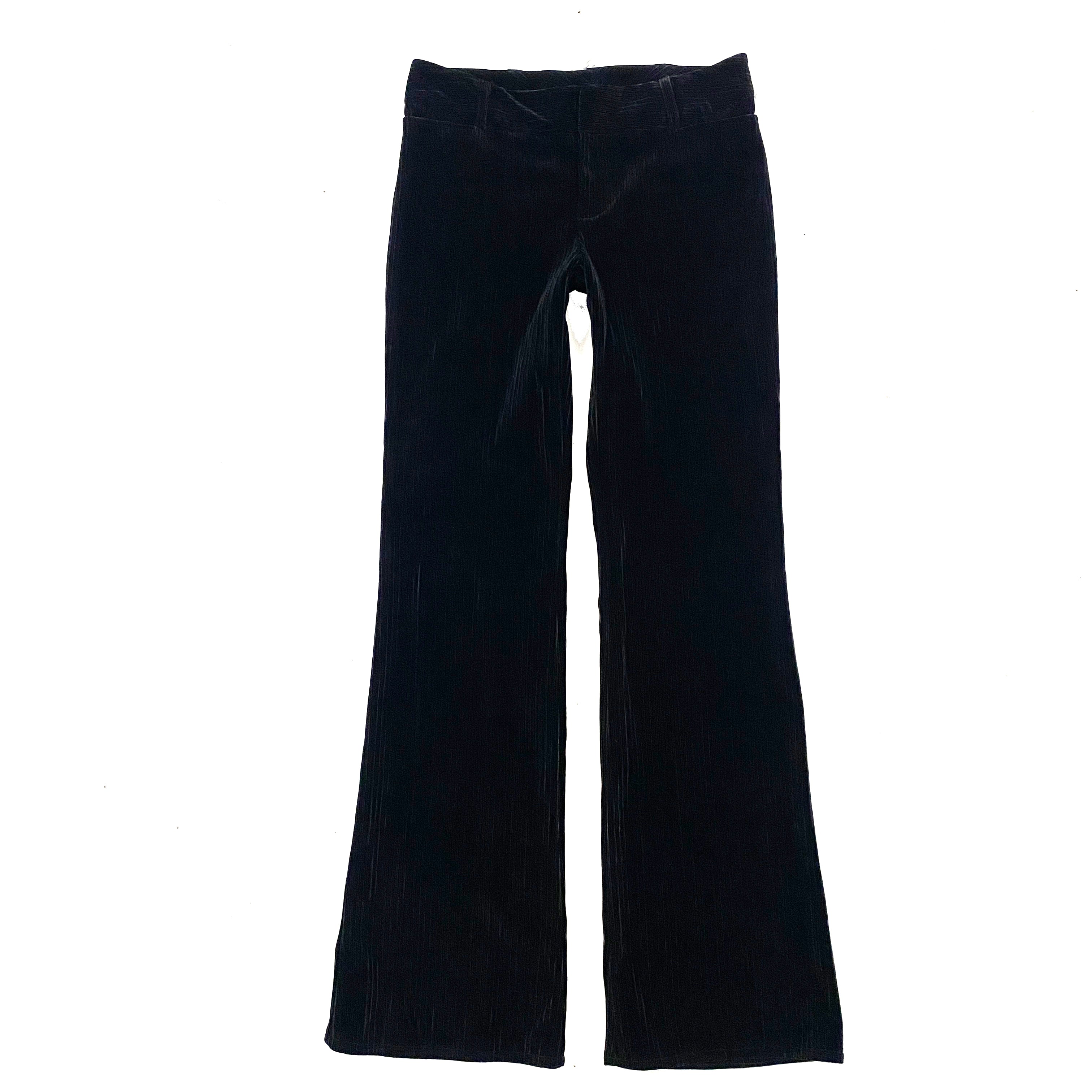 2000s Velvety Mid-Rise Trousers (S)