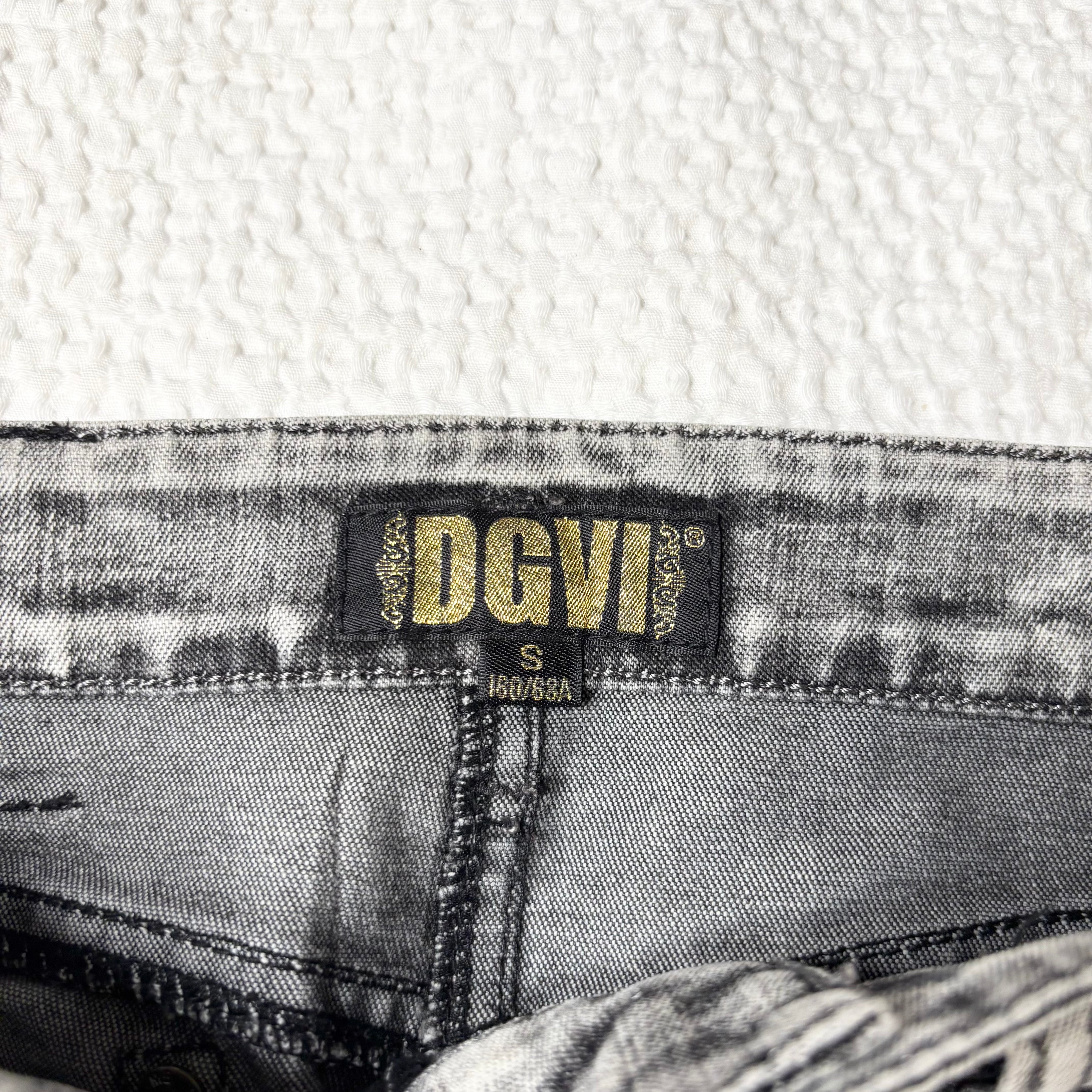 DGVI Euro Graphic Denim Mini Skirt (S)