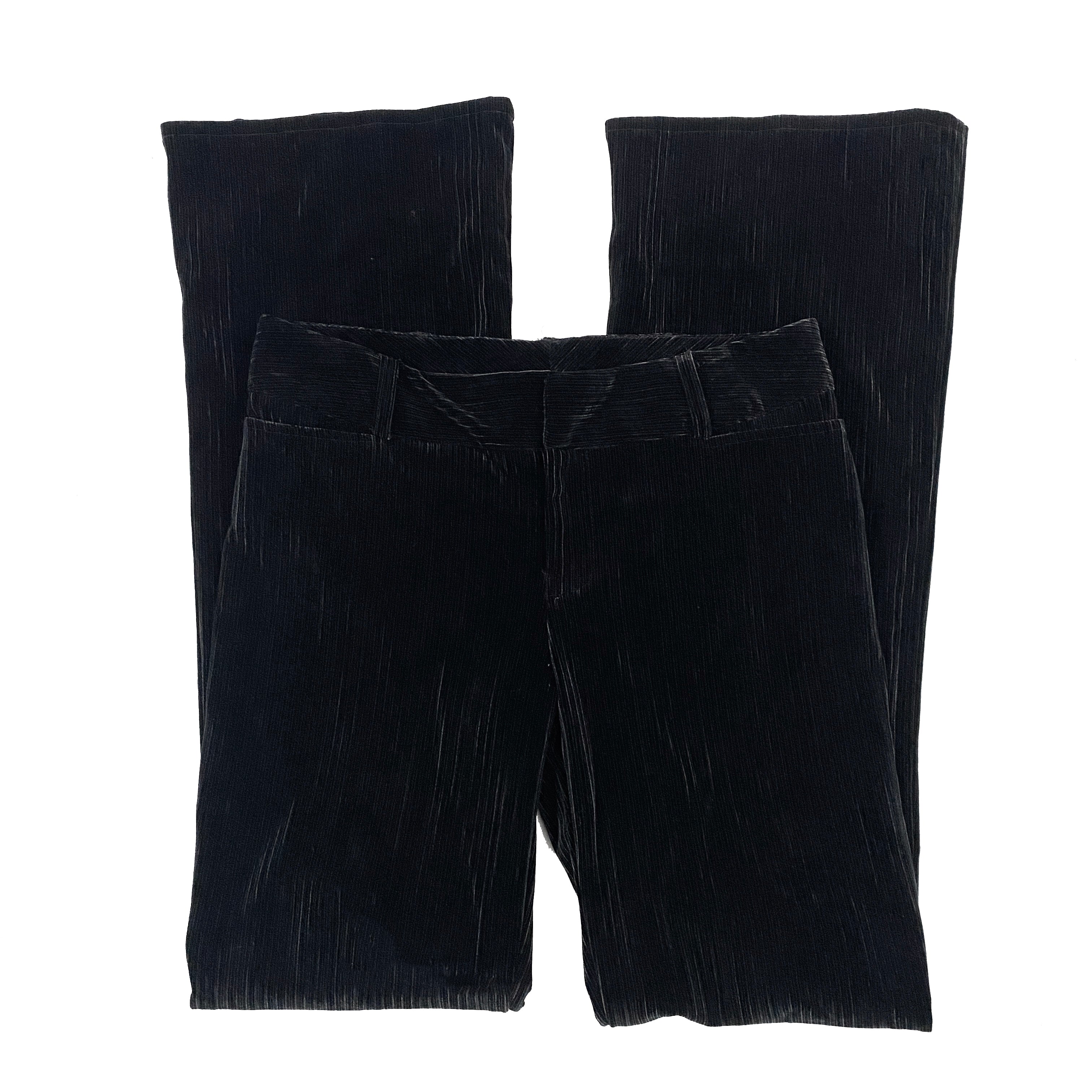 2000s Velvety Mid-Rise Trousers (S)