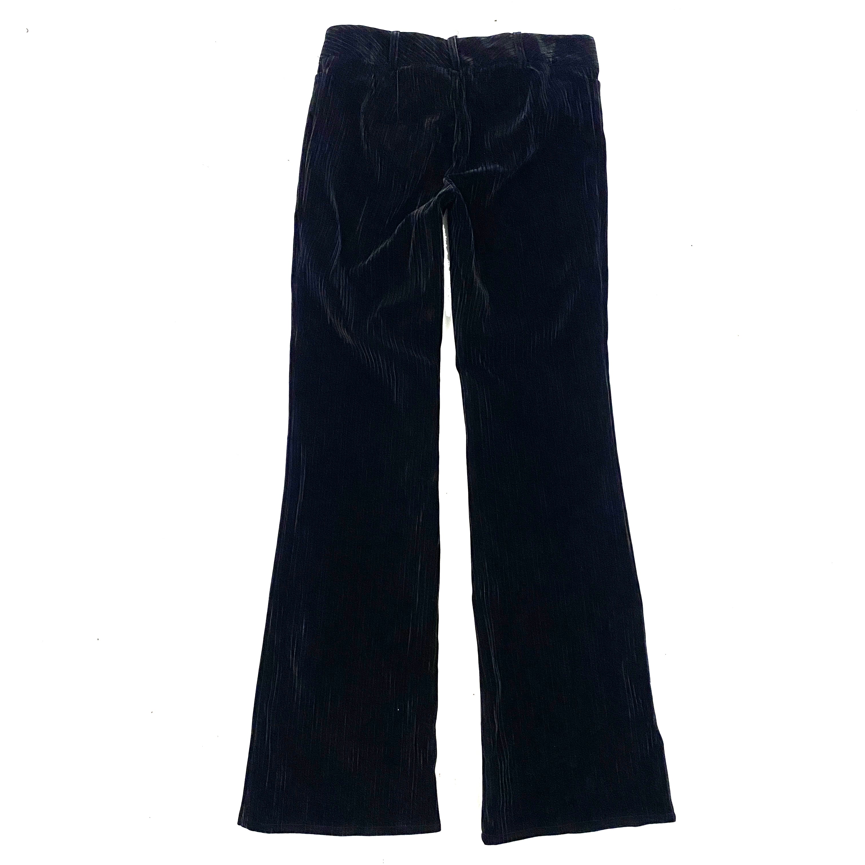 2000s Velvety Mid-Rise Trousers (S)