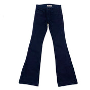 Mid-Rise Denim Flares (S)
