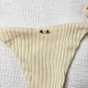 Handmade Rib Knit Bikini Set (S-M)