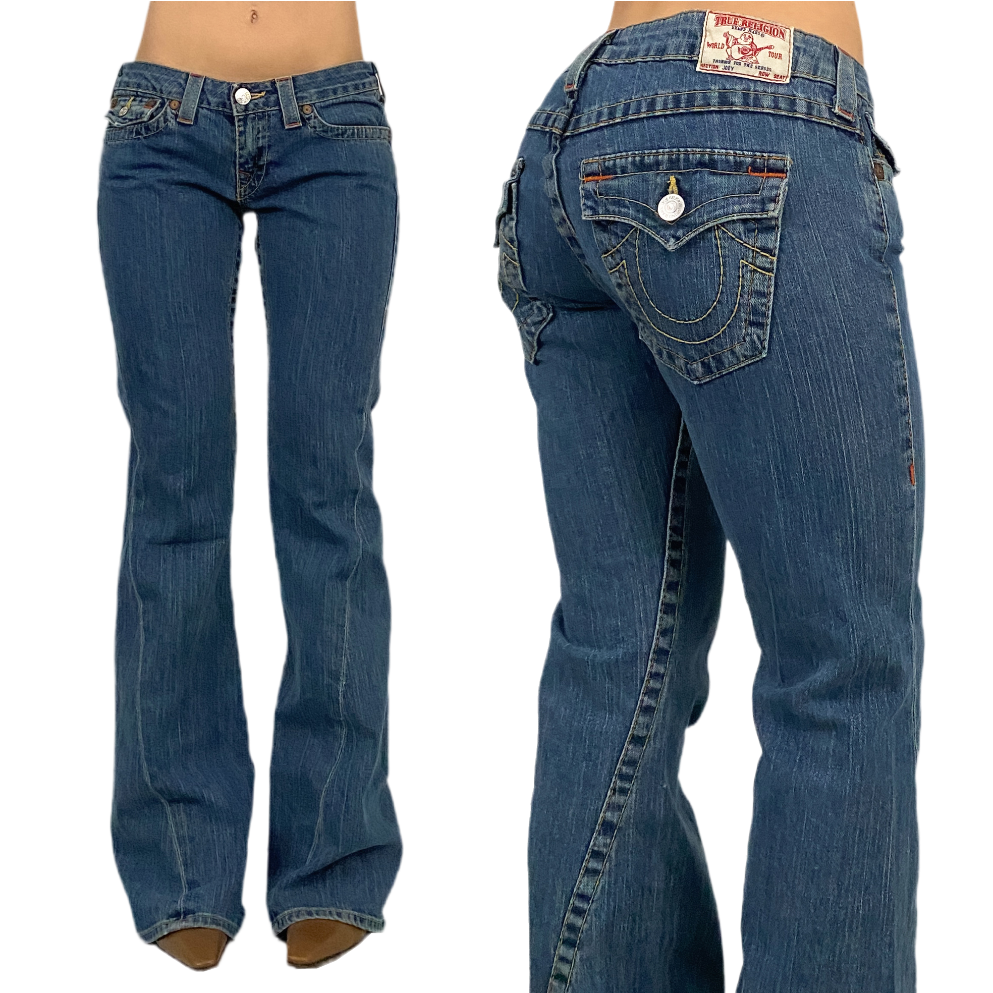 True Religion Low Rise Jeans (M)