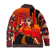 Profile Rare Graphic Zip Up Jacket (L)