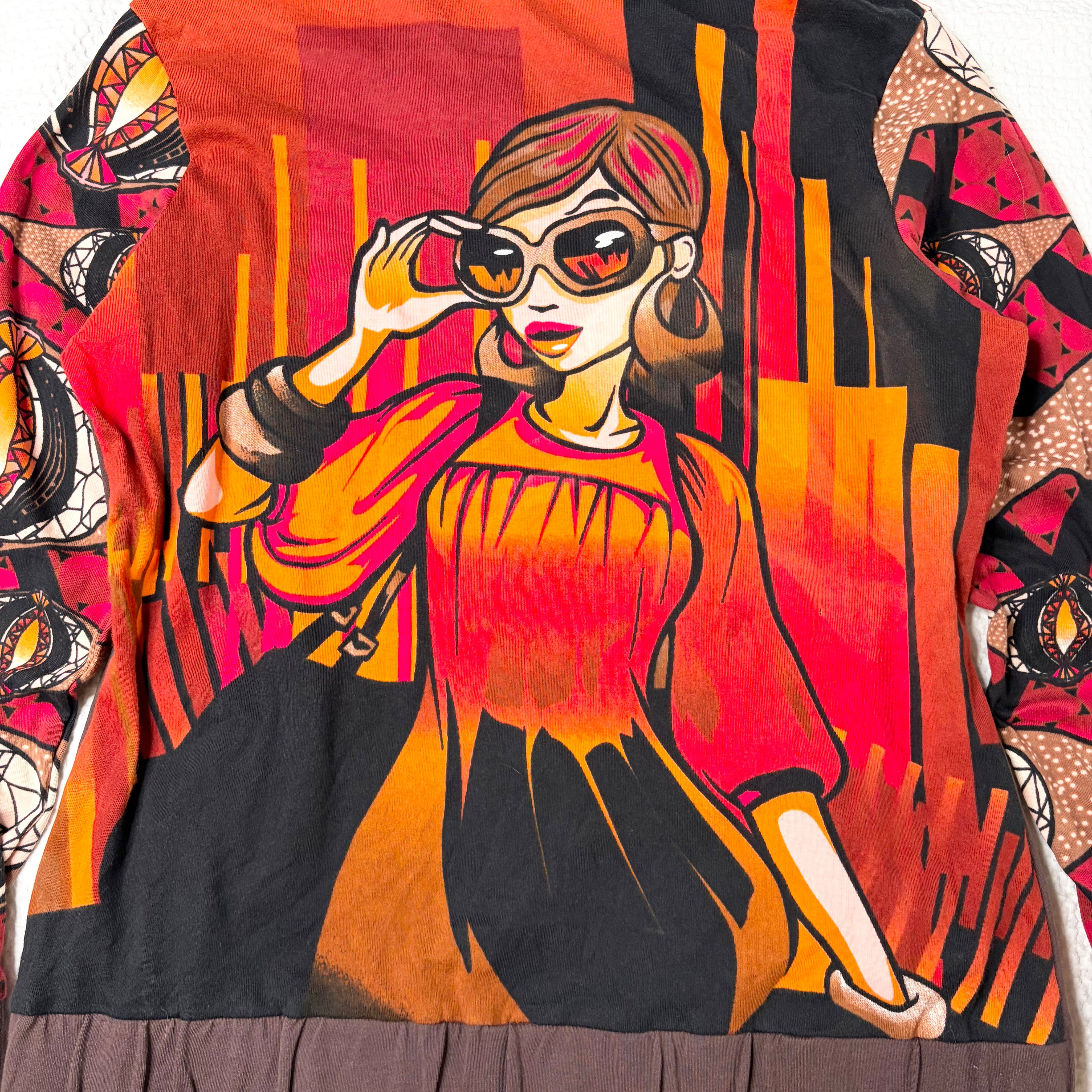 Profile Rare Graphic Zip Up Jacket (L)