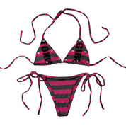 Handmade Stripe Bikini Set (S-M)