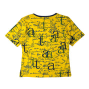J-Fashion Face Graphic Patchwork Tee (M)