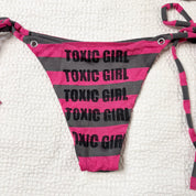 Handmade Stripe Bikini Set (S-M)