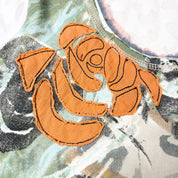 Distressed Bedazzled Face Graphic Tee (M-L)
