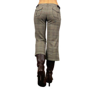 Guess Plaid Trouser Capris (S)