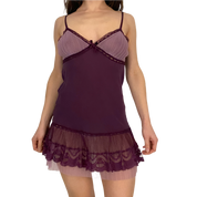 Purple Silk Slip (S)