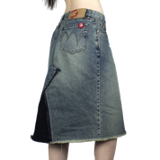 Euro Y2K Denim Skirt (XS)