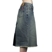 Euro Y2K Denim Skirt (XS)