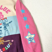 Angel Blue Color Block Crewneck (S-M)