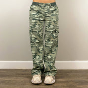 Knit Waistband Cargo Pants (XS)