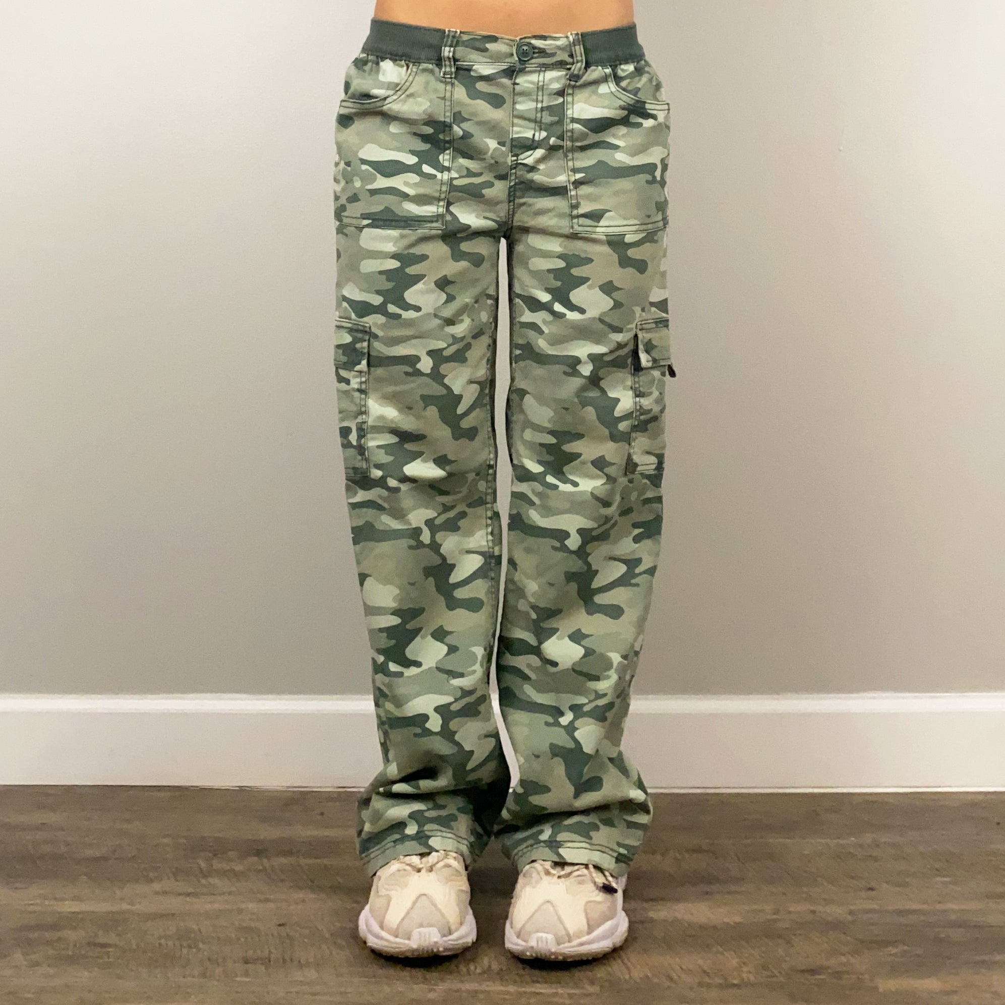 Knit Waistband Cargo Pants (XS)