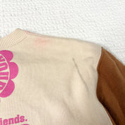 Angel Blue Color Block Crewneck (S-M)