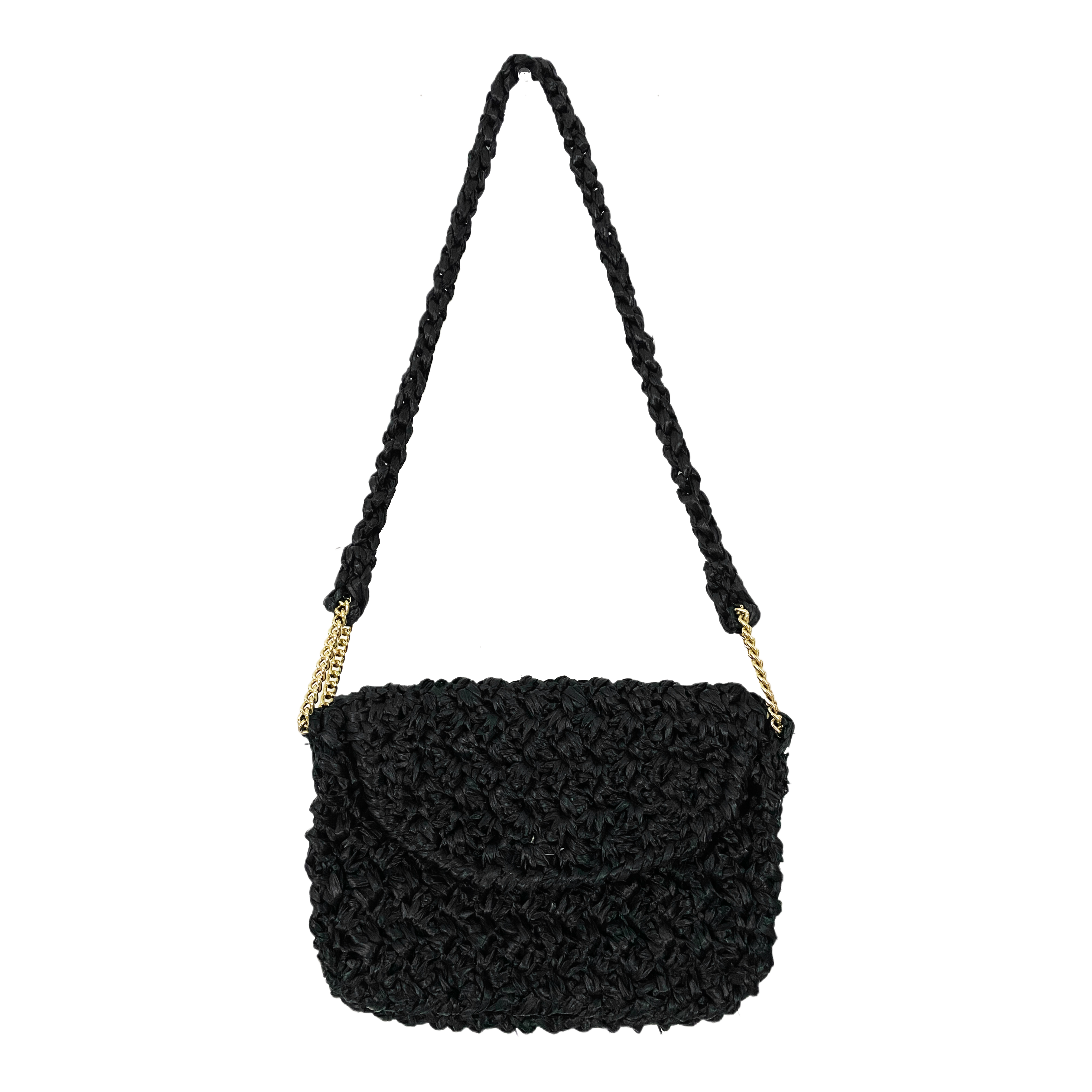 Italian Raffia Shoulder Bag