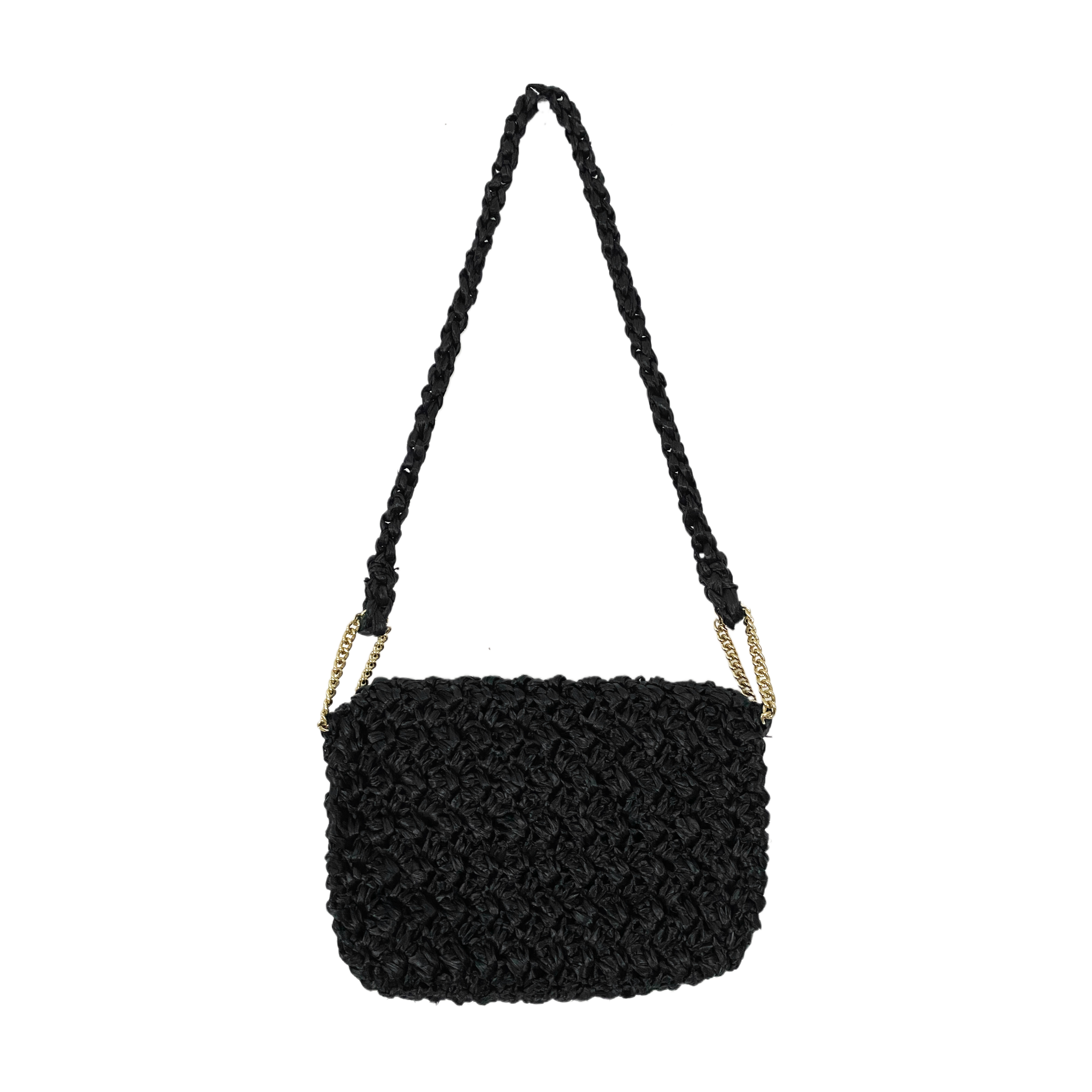 Italian Raffia Shoulder Bag
