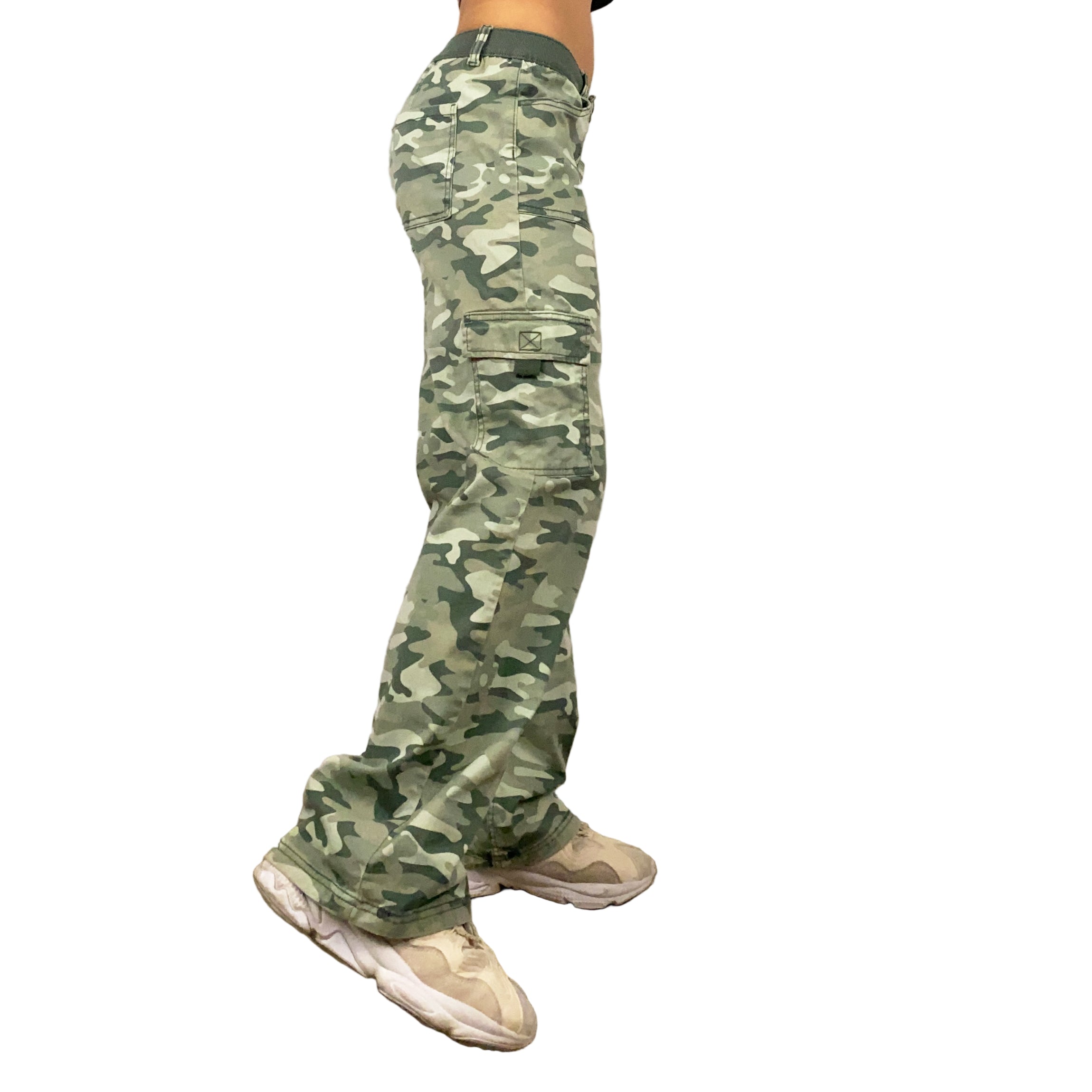 Knit Waistband Cargo Pants (XS)