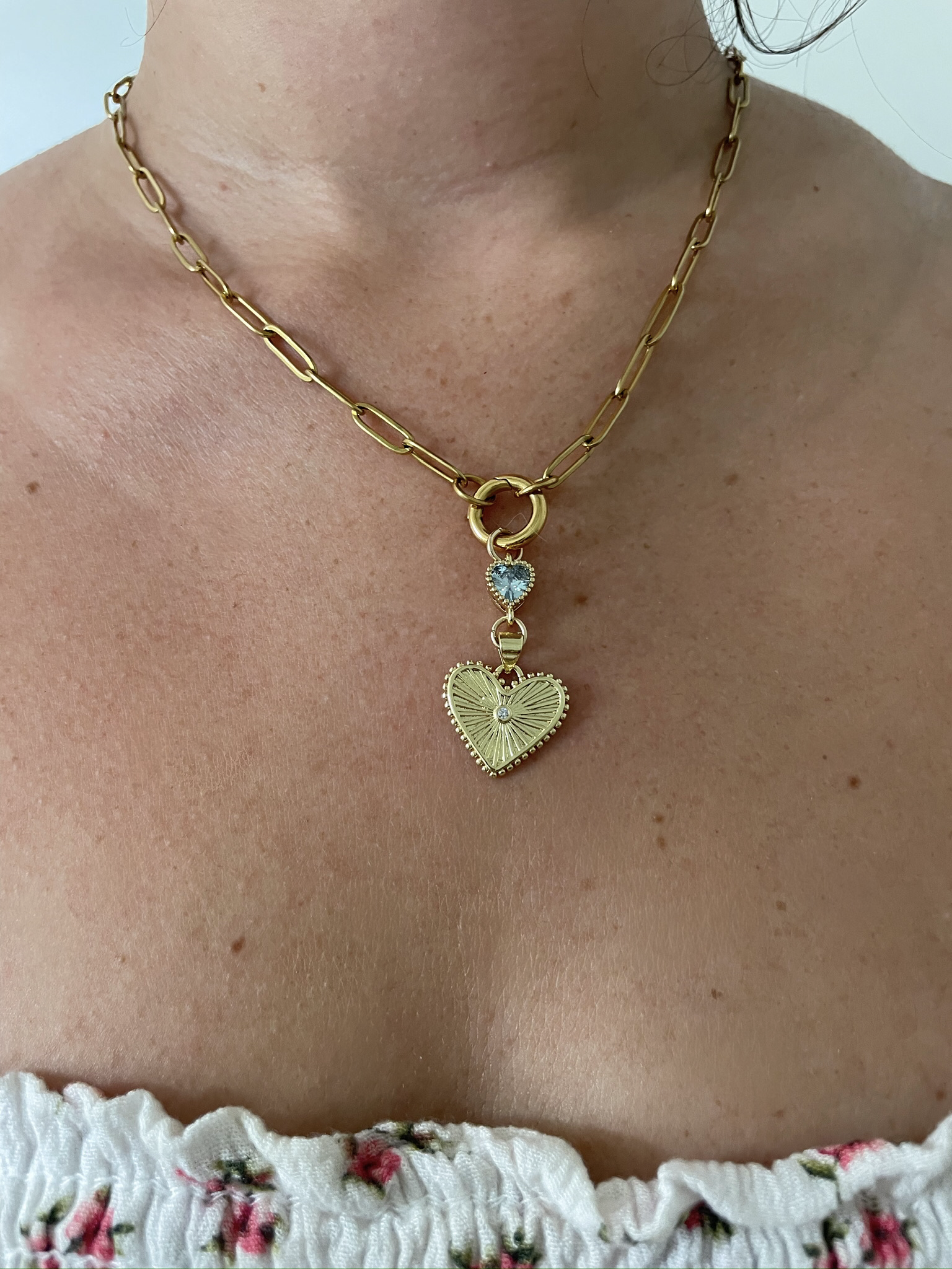 Fortune Paperclip Necklace