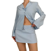 Mini Skirt Suit Set (M)