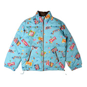 Angel Blue Reversible Puffer Jacket (S)