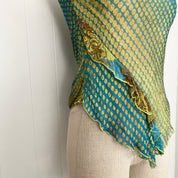 Vintage Silk Dotted Tank Top (XS)