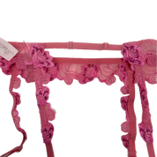 2000s Mauve Embroidered Garter Belt (S)