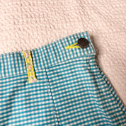 Daisy Lovers Gingham Pleated Skirt (XS)