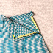 Daisy Lovers Gingham Pleated Skirt (XS)