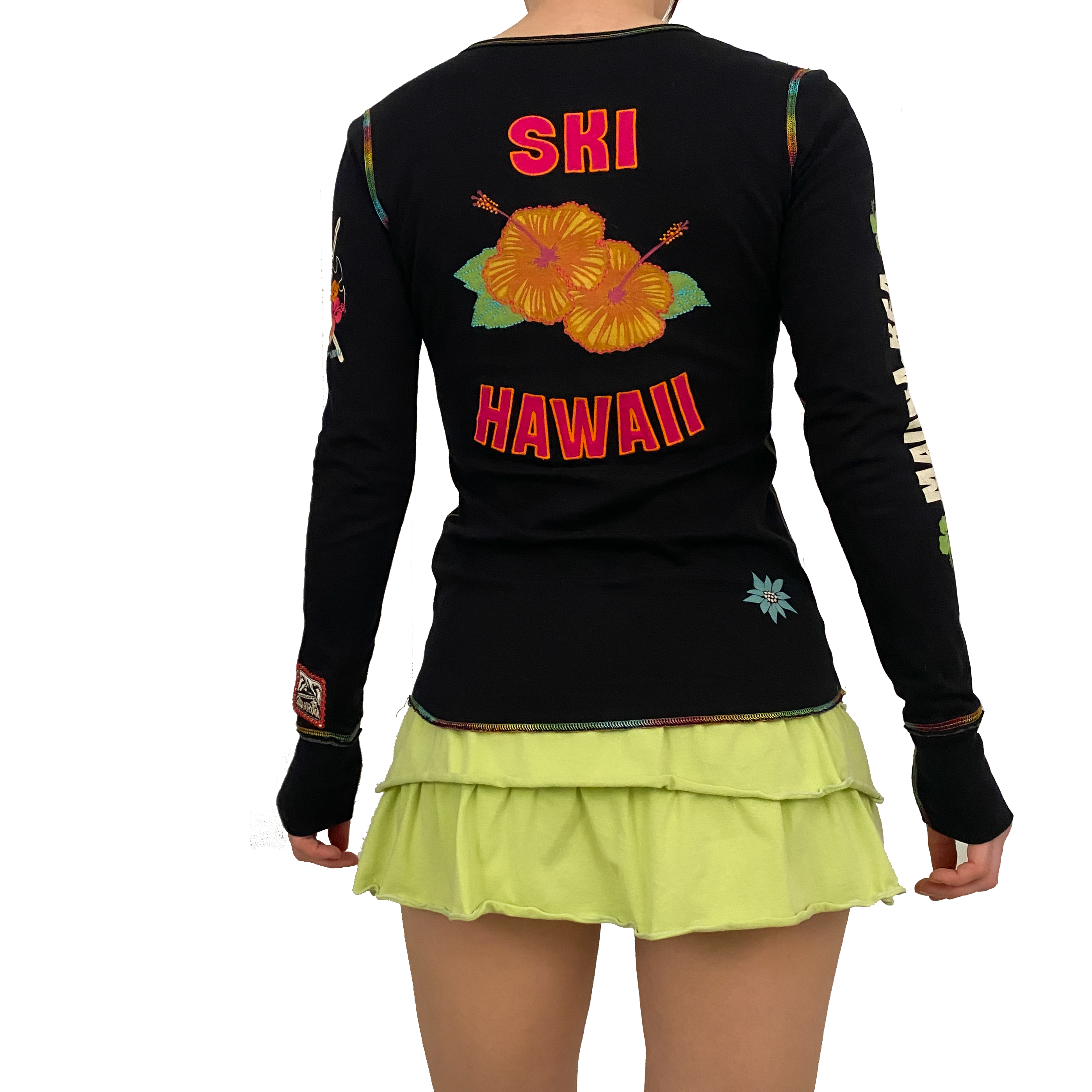Ski Hawaii Embroidered Long Sleeve (S)